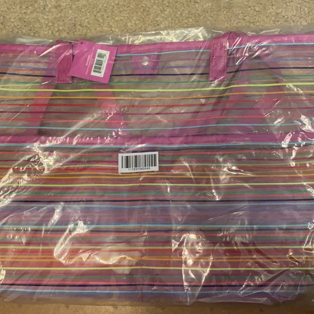 New In Bag- Pastel Tote by ULTA 19” X 12.5” - Picture 2 of 3